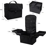 Makeup bag with compartments
